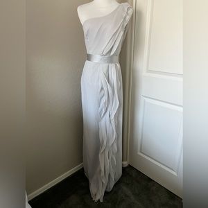 Vera Wang light gray formal dress size 4